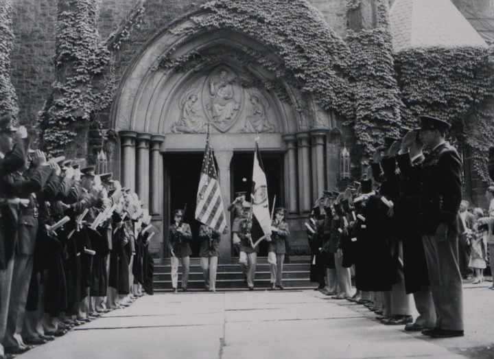 Crowd / Packer Memorial Church / ROTC; Commissioning | Lehigh Preserve