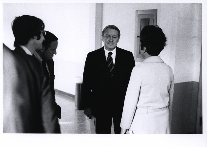 Group portrait / Reston, James, 1909-1995 / Blaustein Lectures | Lehigh ...