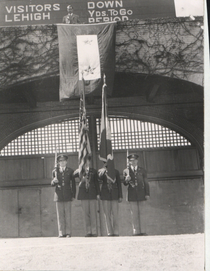 Group portrait / Taylor Stadium / ROTC | Lehigh Preserve