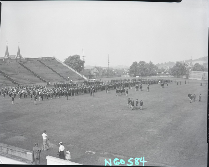 Crowd / Taylor Stadium / ROTC / 1956 | Lehigh Preserve