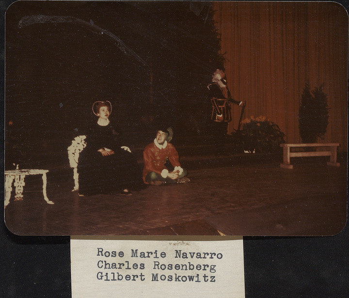Color photo, caption reads Rose Marie Navarro, Charles Rosenberg ...