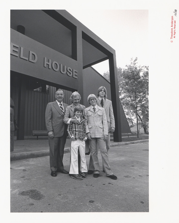 Group portrait / Rauch, Philip / Rauch Field House / Dedication ...