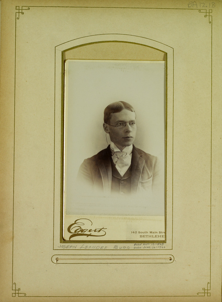 Portrait of J.L. Budd | Lehigh Preserve