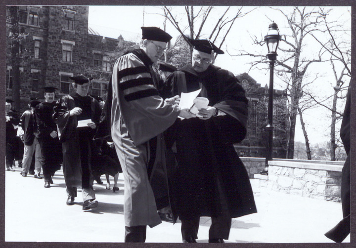 Two men in academic robes | Lehigh Preserve