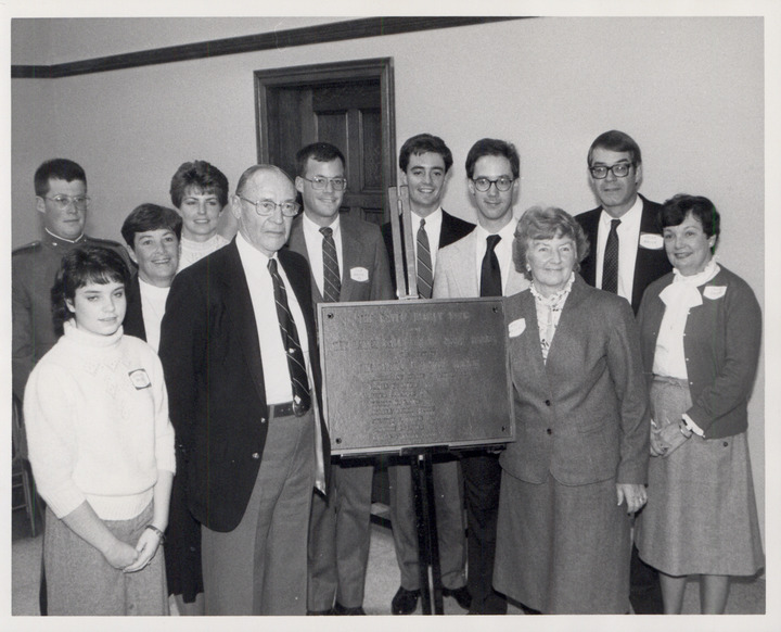 Group portrait / Bayer, Curtis F. / Linderman Library / Bayer Galleria ...