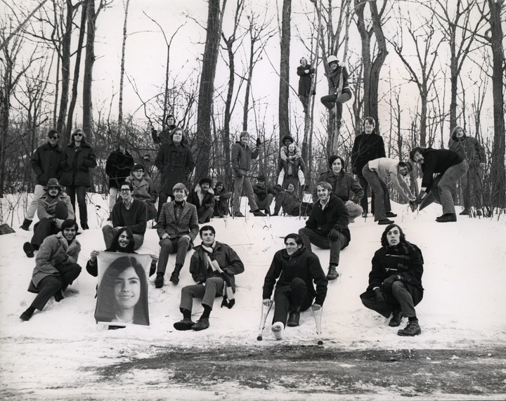 Group portrait / Theta Chi Fraternity / 1971 | Lehigh Preserve