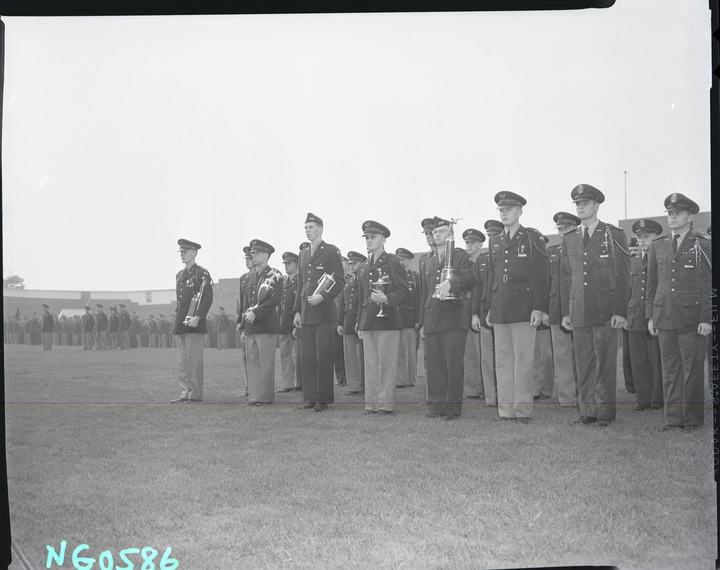 Crowd / Taylor Stadium / ROTC / 1956 | Lehigh Preserve